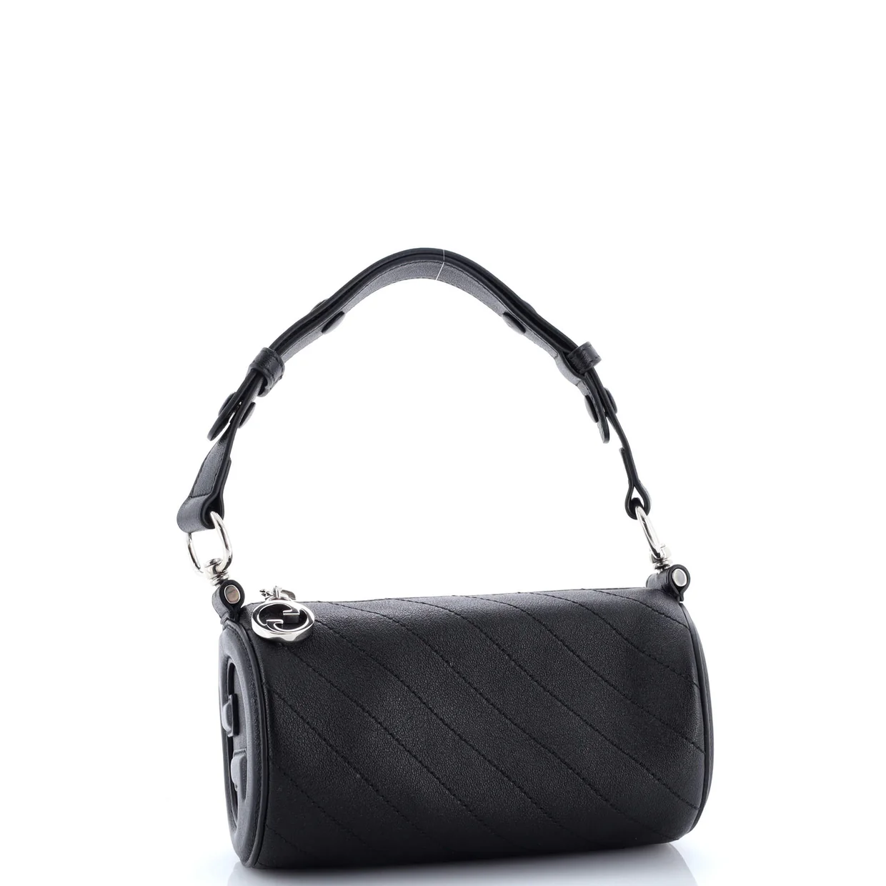 Blondie Shoulder Bag Diagonal Quilted Leather Mini - Deep Luxury