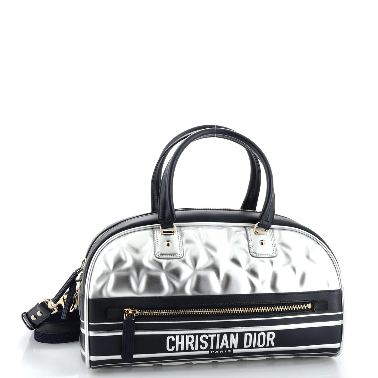 Vibe Zip Bowling Bag Padded Etoile Calfskin Medium - Deep Luxury