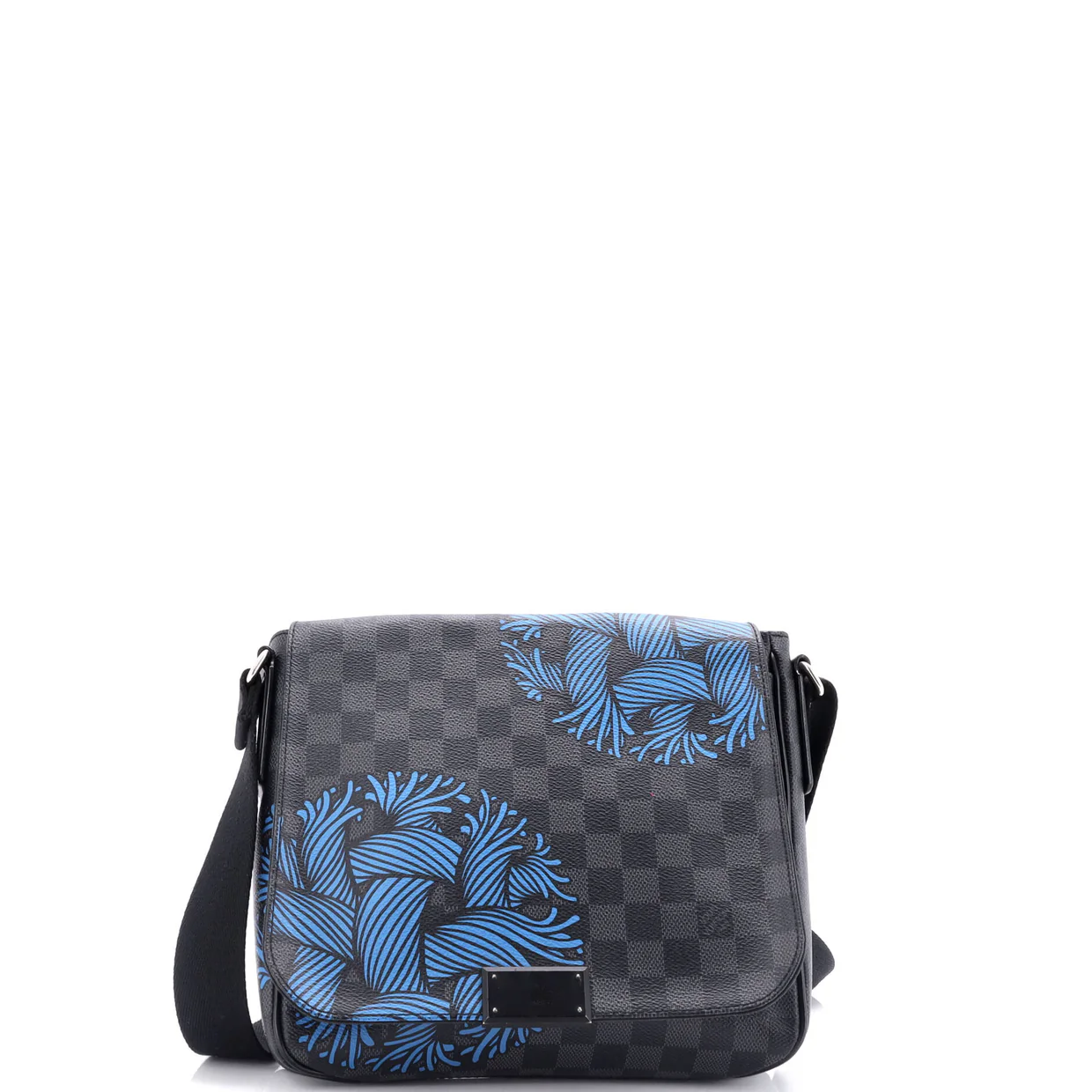 District Messenger Bag Limited Edition Nemeth Damier Graphite PM - Deep Luxury