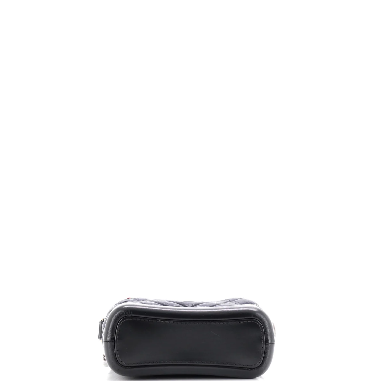 Gabrielle Hobo Chevron Aged Calfskin Small - Deep Luxury