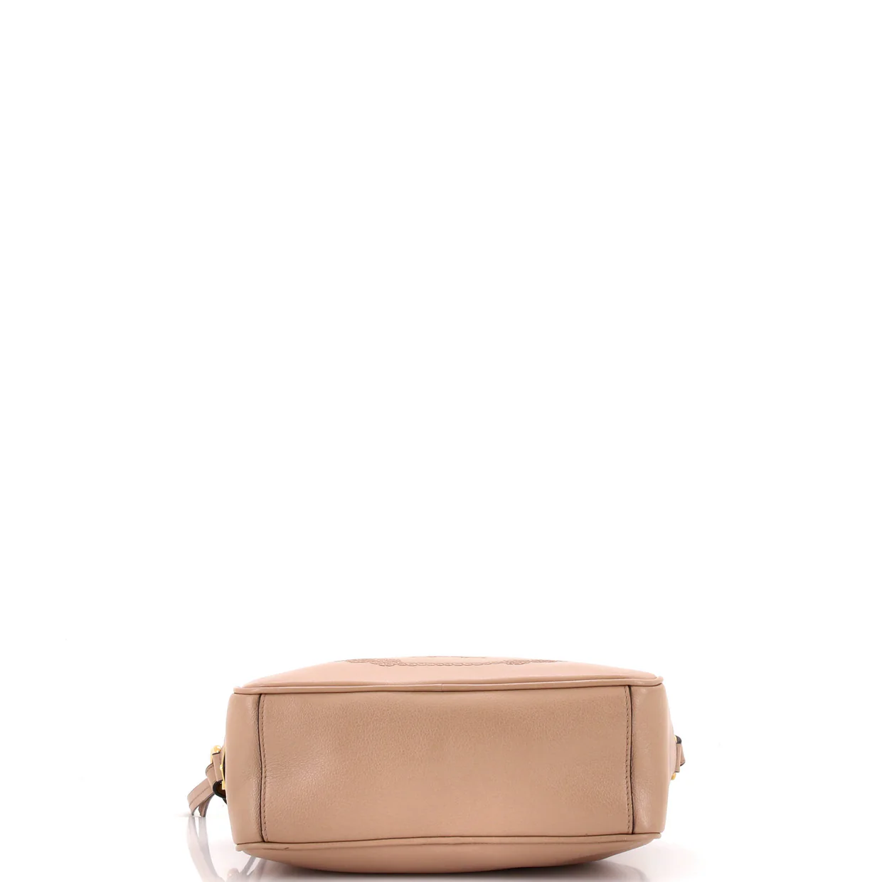 Logo Camera Bag Embossed Leather Small - Deep Luxury
