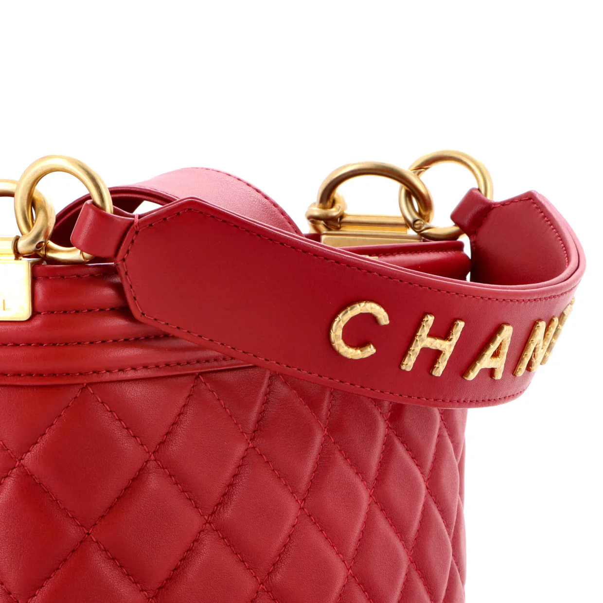 Boy Bucket Bag Quilted Calfskin Mini - Deep Luxury