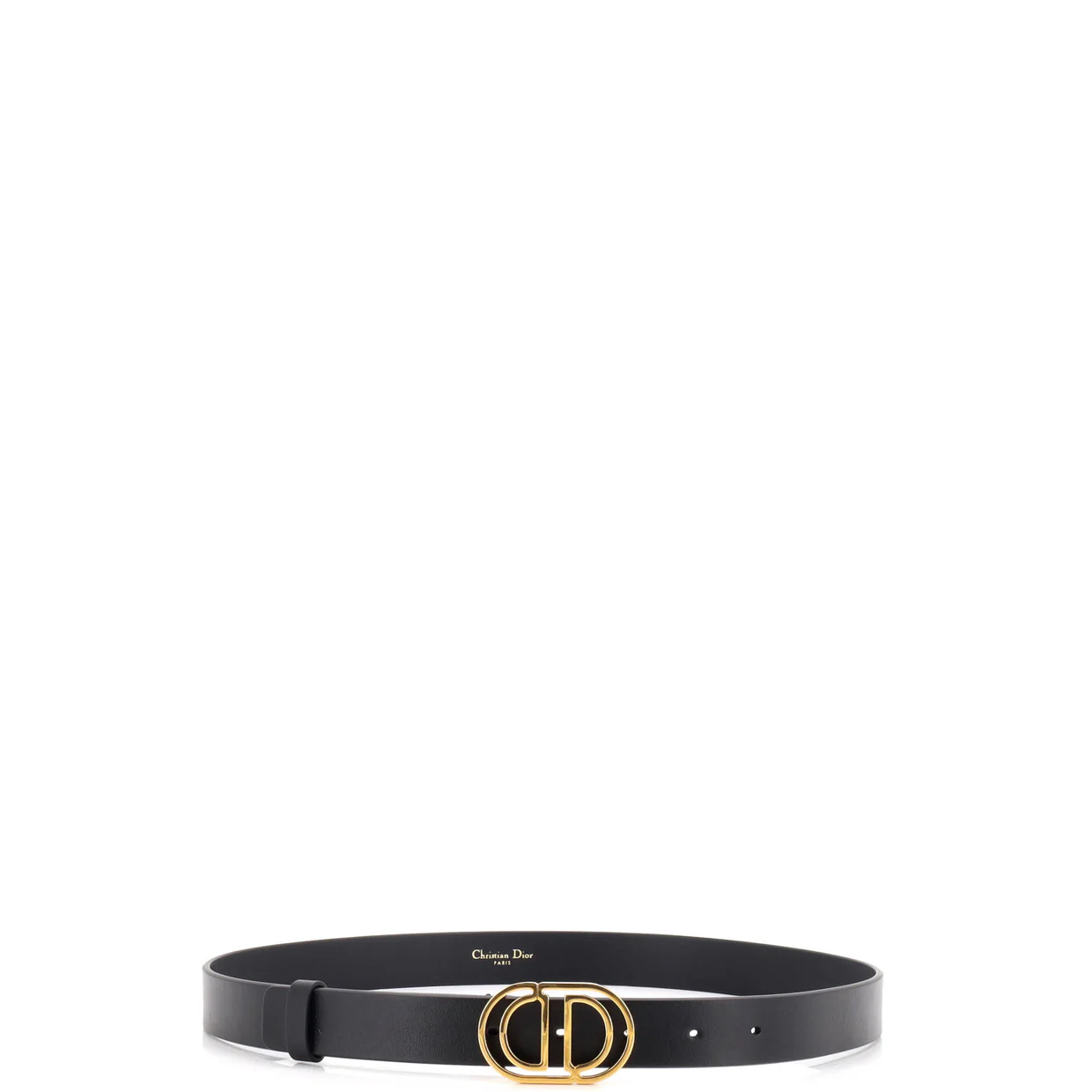 30 Montaigne Cut-Out Belt Leather Thin - Deep Luxury