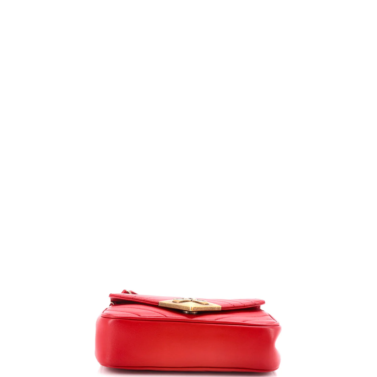 Pyramid CC Flap Bag Chevron Lambskin Mini - Deep Luxury