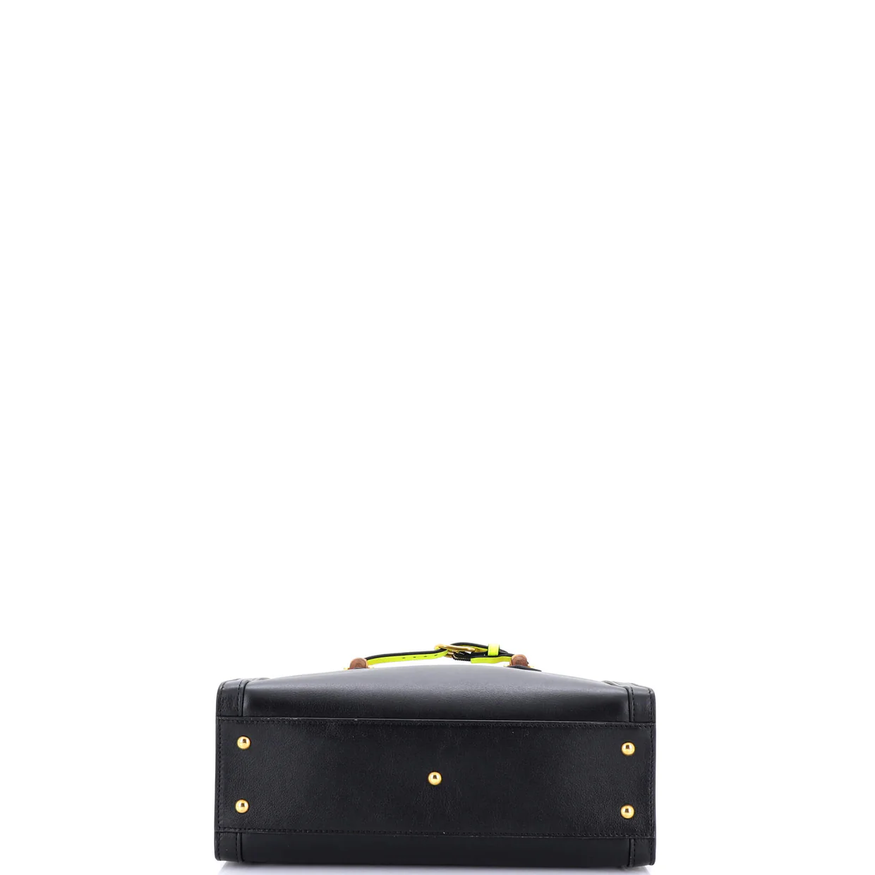 Diana NM Bamboo Handle Tote Leather Small - Deep Luxury