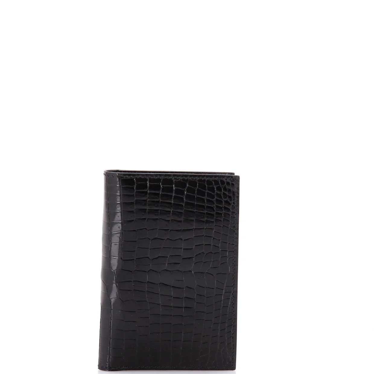 MC2 Euclide Card Holder Case Porosus Crocodile - Deep Luxury