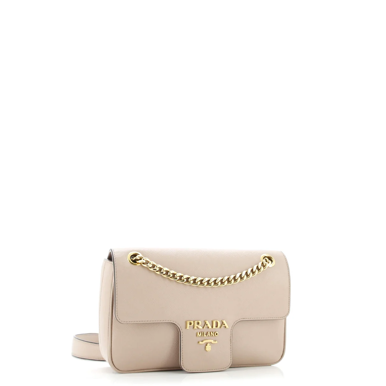 Pattina Flap Shoulder Bag Saffiano Leather Small - Deep Luxury