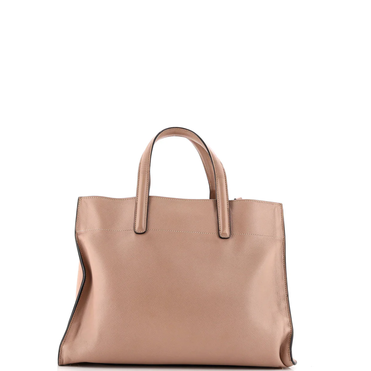 Soft Triple Pocket Convertible Tote Saffiano Leather - Deep Luxury