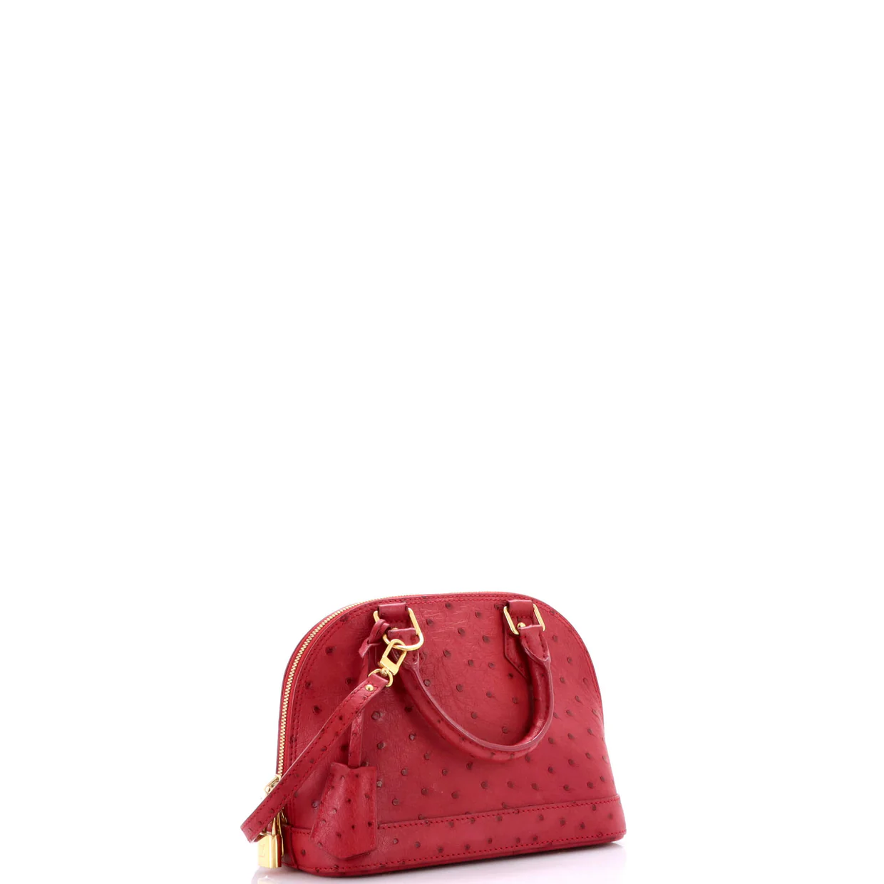 Alma Handbag Ostrich BB - Deep Luxury
