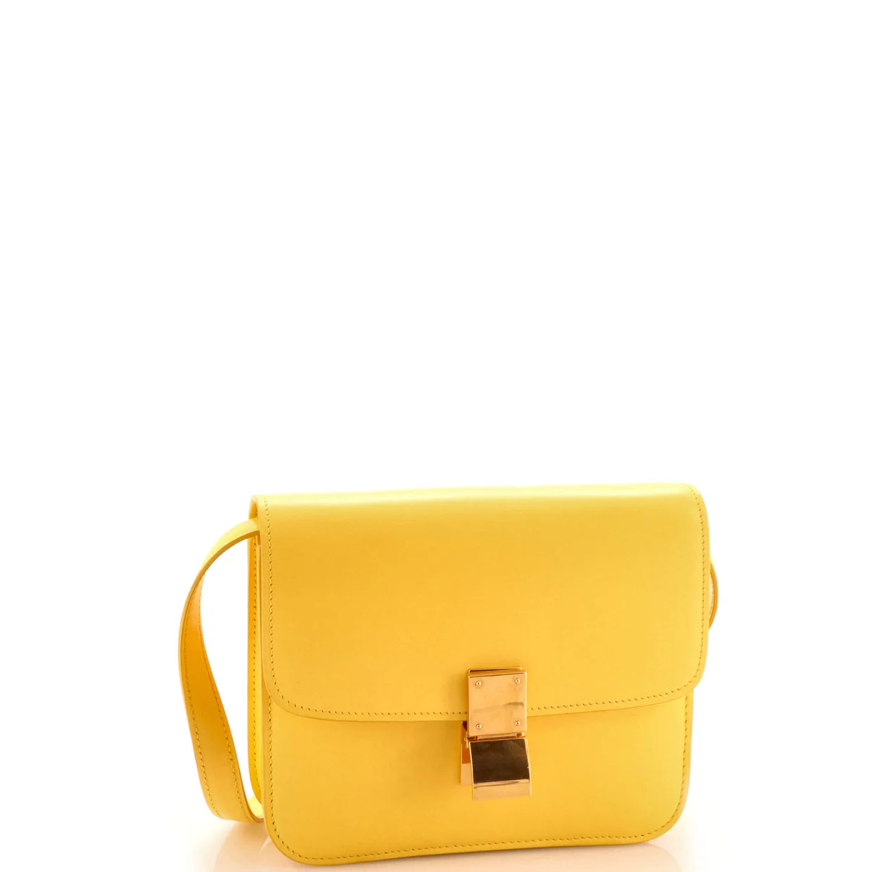 Classic Box Bag Smooth Leather Teen - Deep Luxury