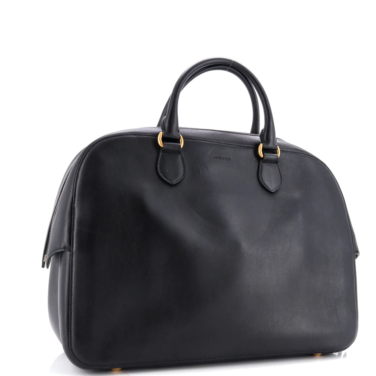 Animal Duffle Bag Embossed Leather Large - Deep Luxury