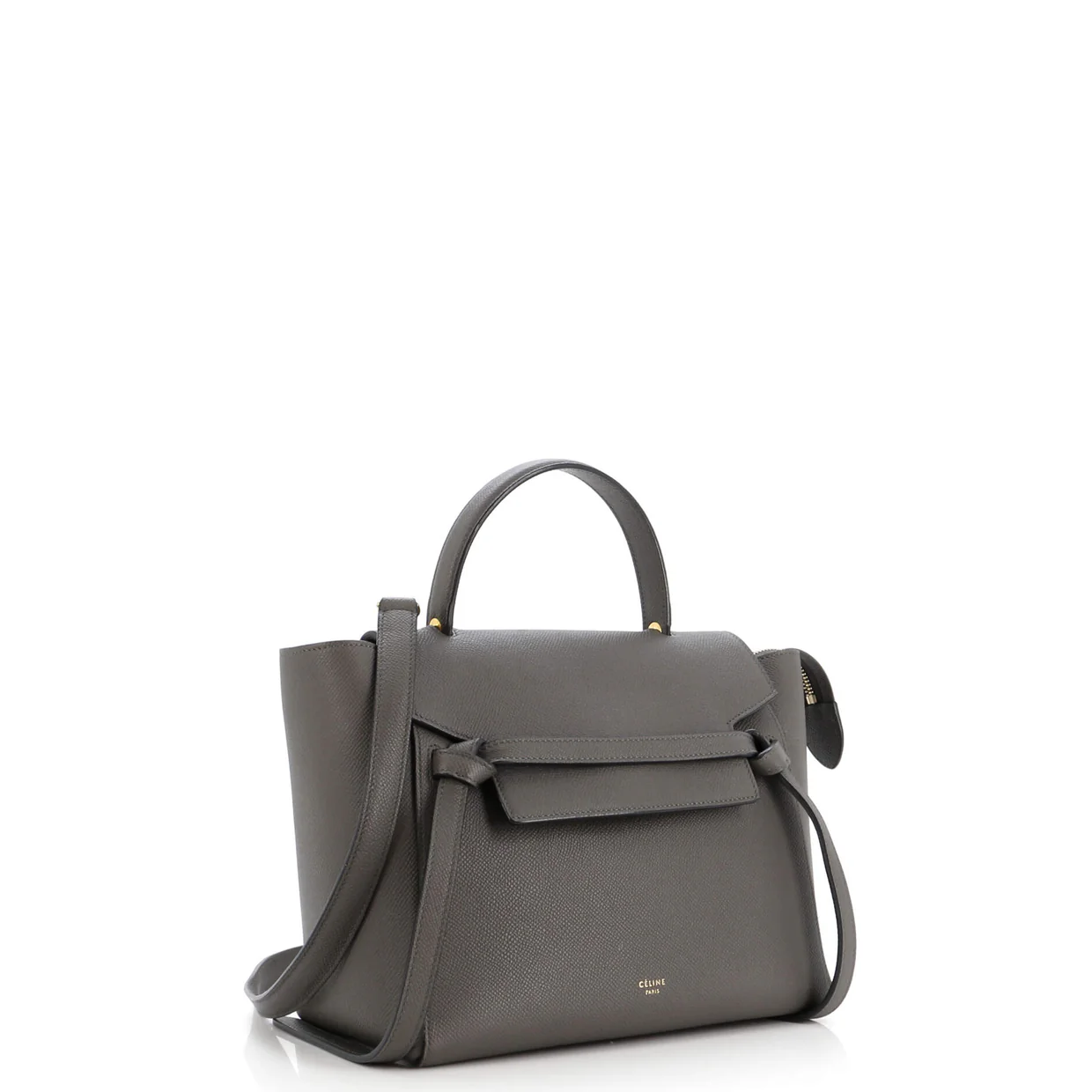Belt Bag Textured Leather Micro - Deep Luxury