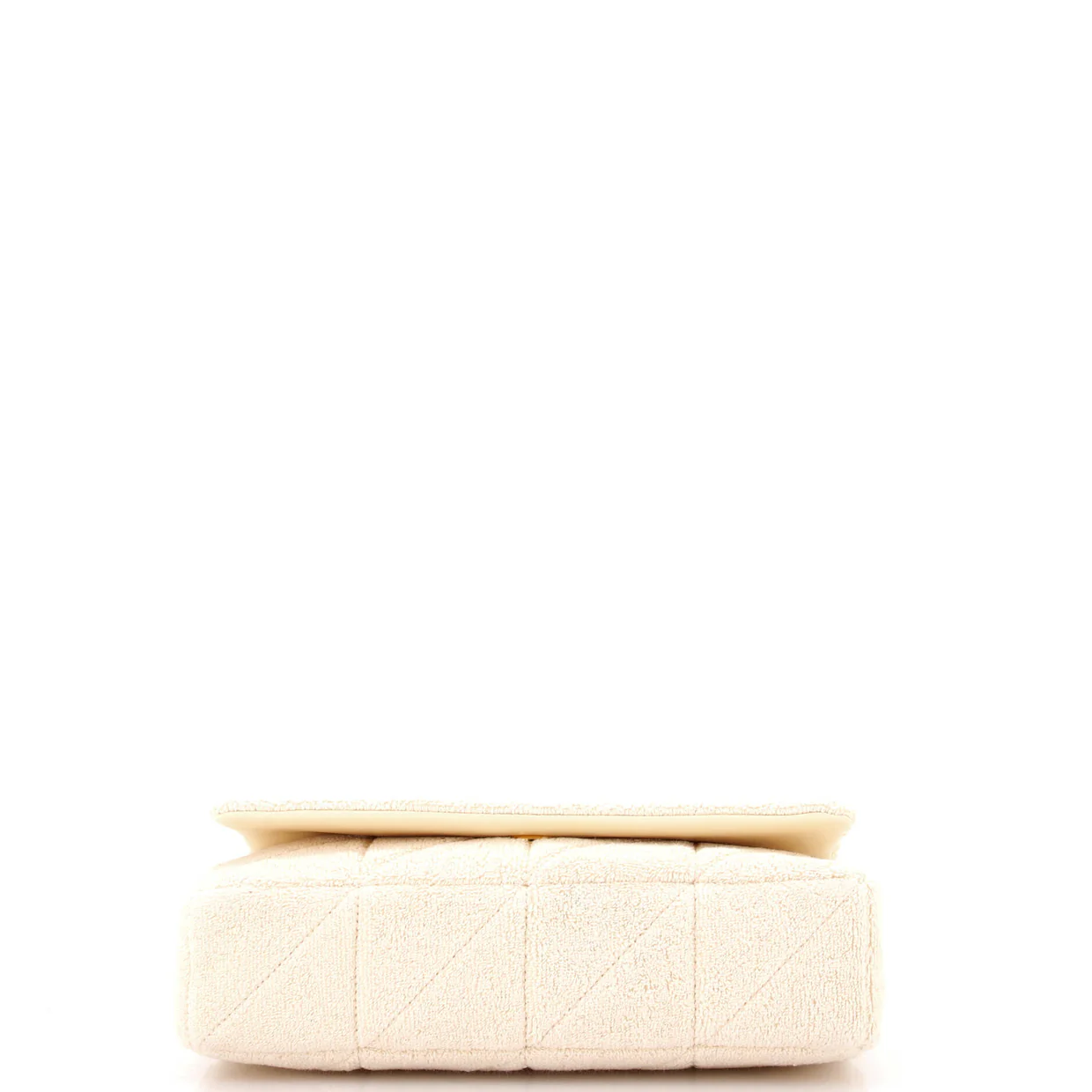 Jamie Baguette Shoulder Bag Quilted Terry Cloth Medium - Deep Luxury