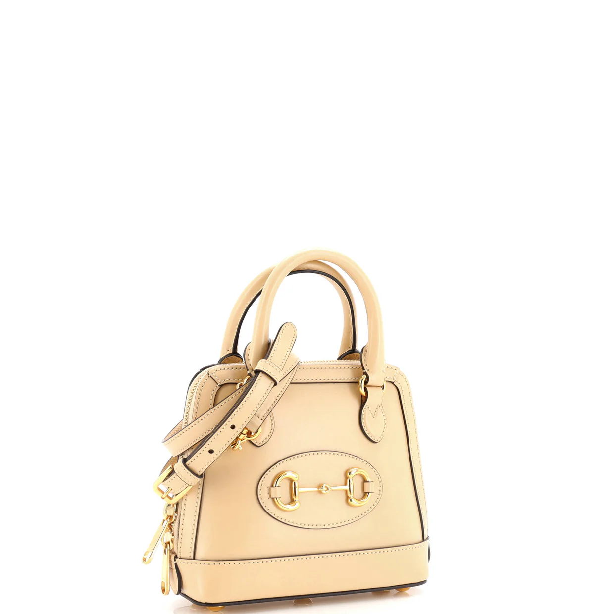 Horsebit 1955 Top Handle Bag Leather Mini - Deep Luxury