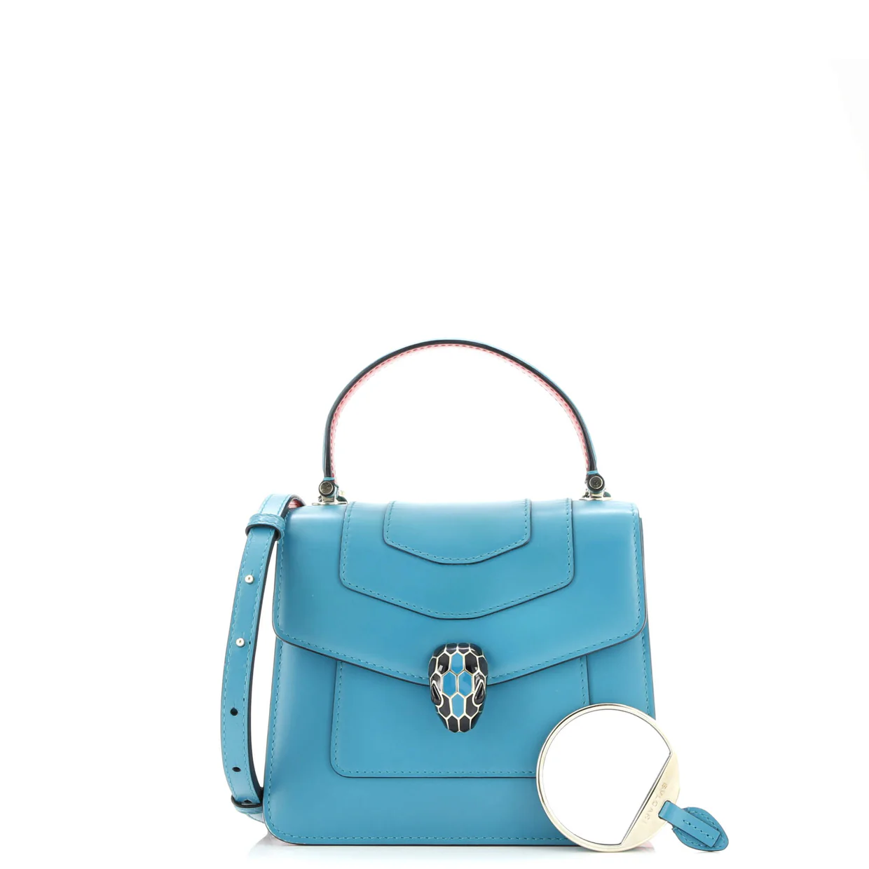 Serpenti Forever Top Handle Bag Leather Small - Deep Luxury