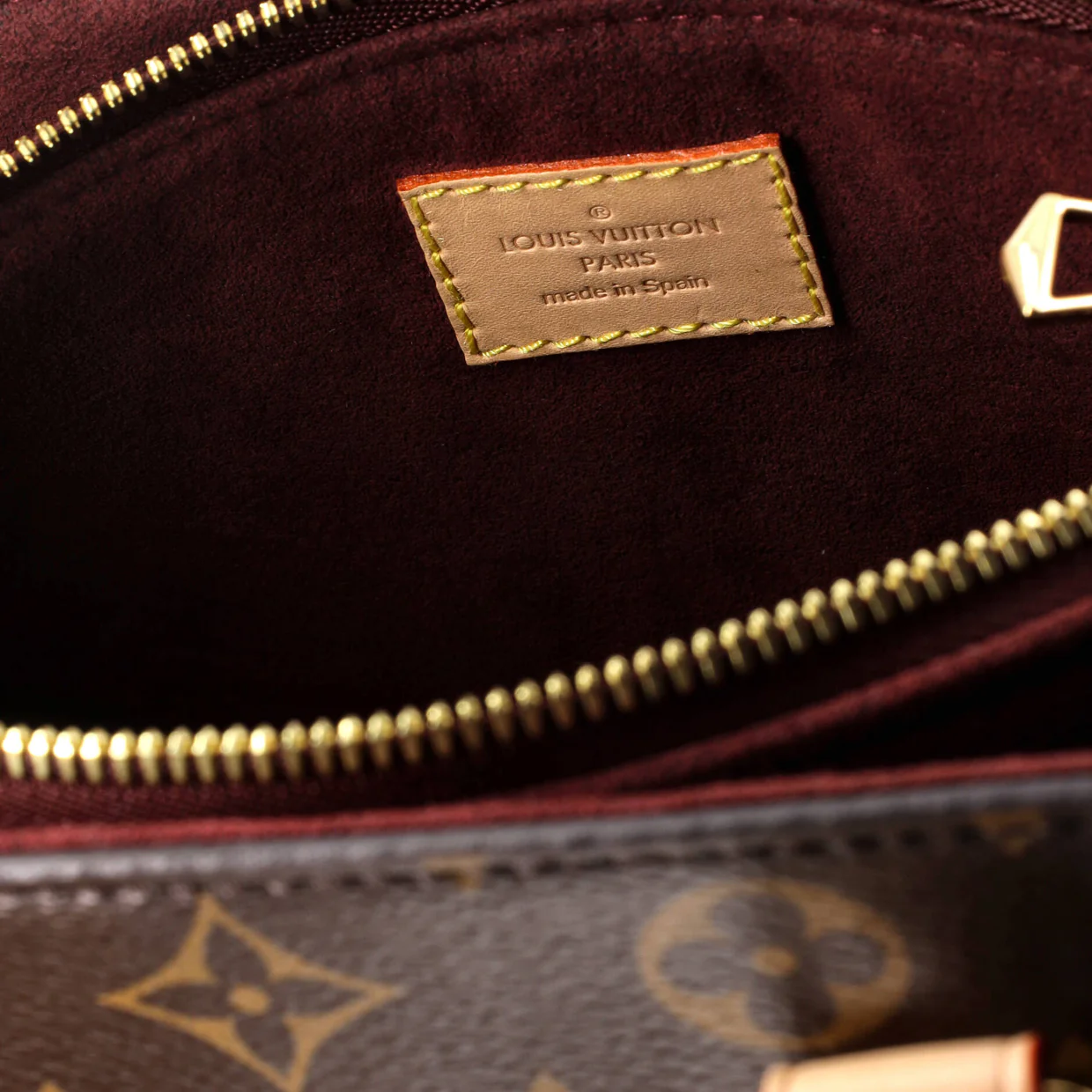 Soufflot Tote Monogram Canvas with Leather BB - Deep Luxury