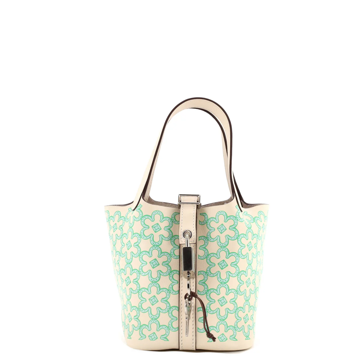 Picotin Lock Bag Lucky Daisy Printed Swift Micro - Deep Luxury