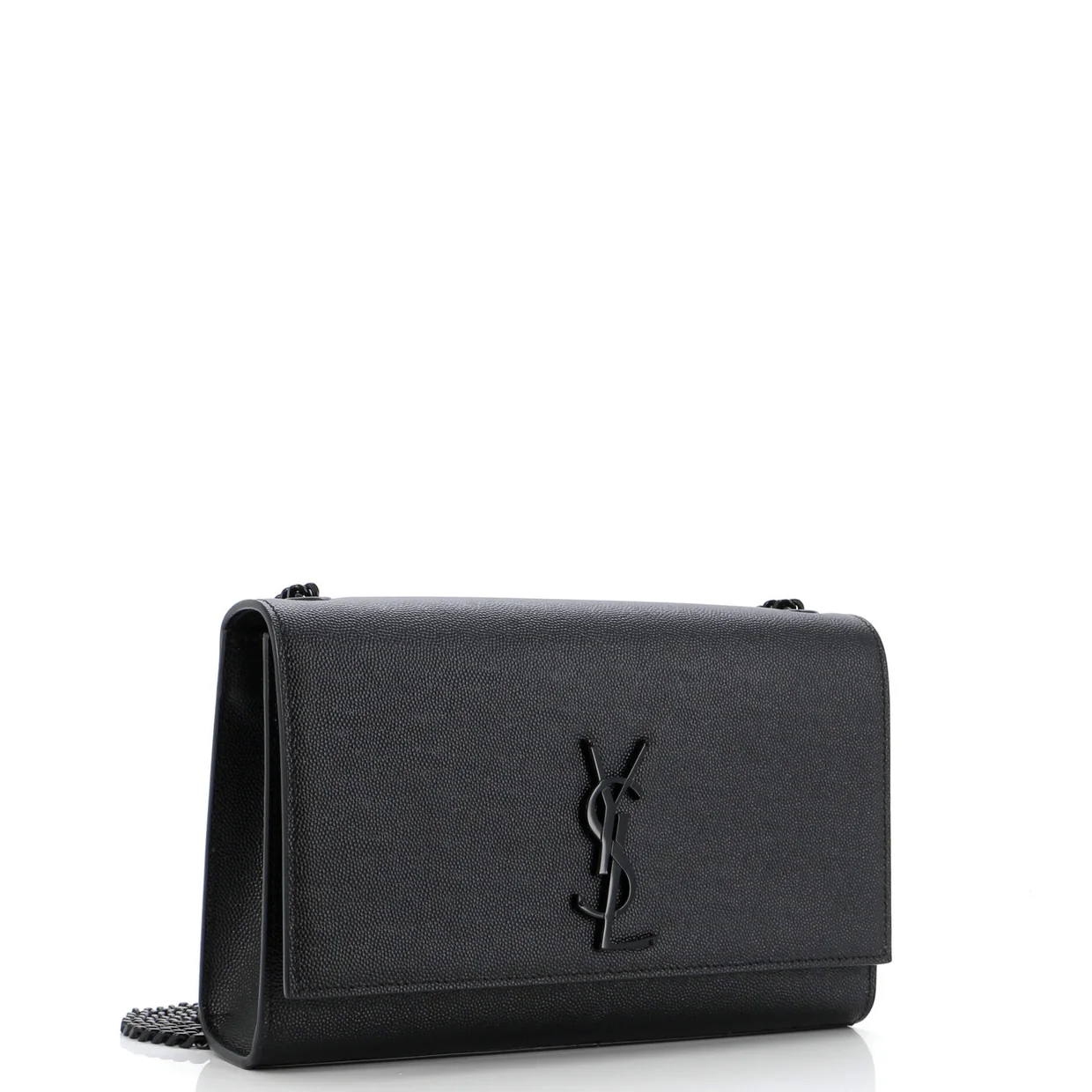 Classic Monogram Crossbody Bag Grainy Leather Medium - Deep Luxury