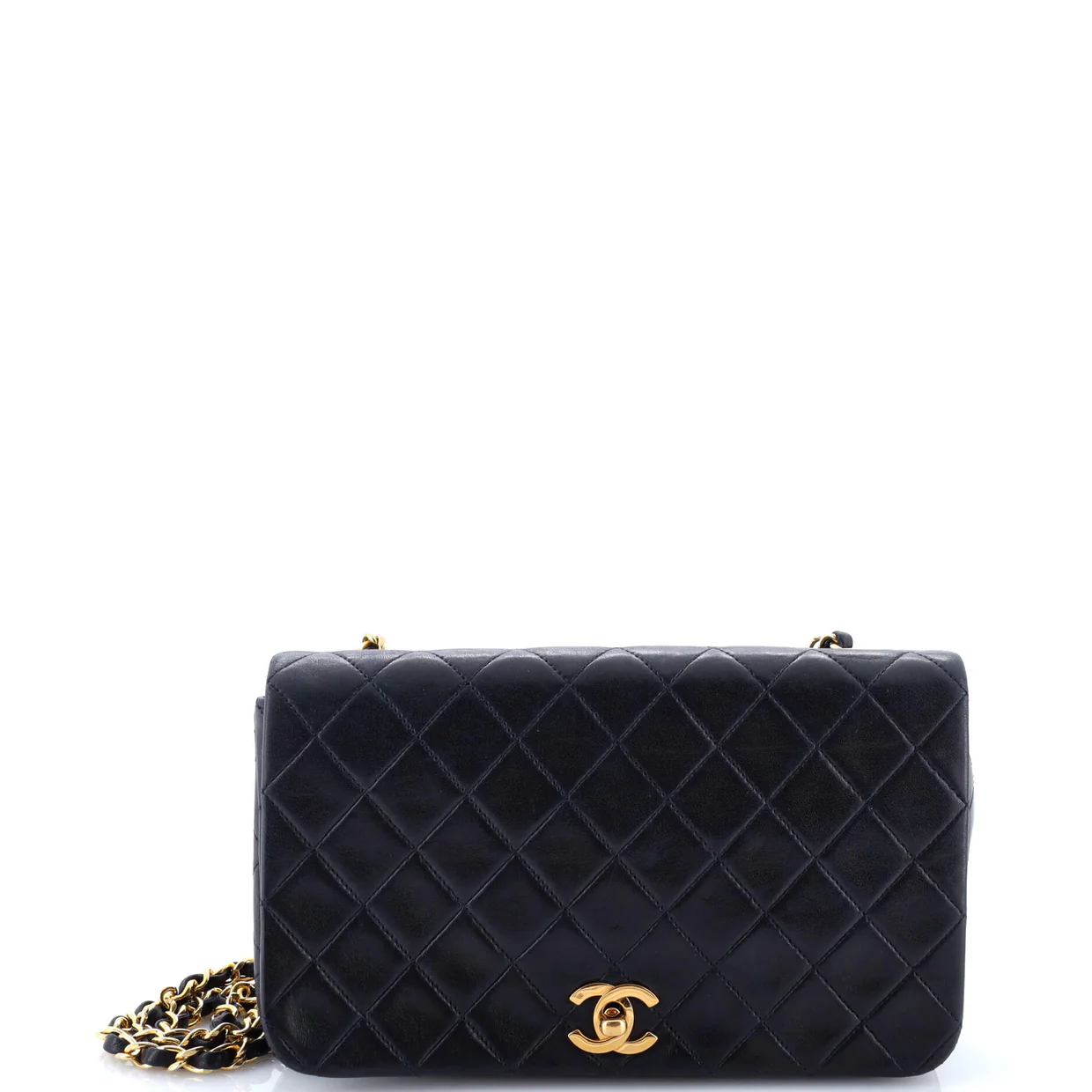 Vintage Full Flap Bag Quilted Lambskin Medium - Deep Luxury