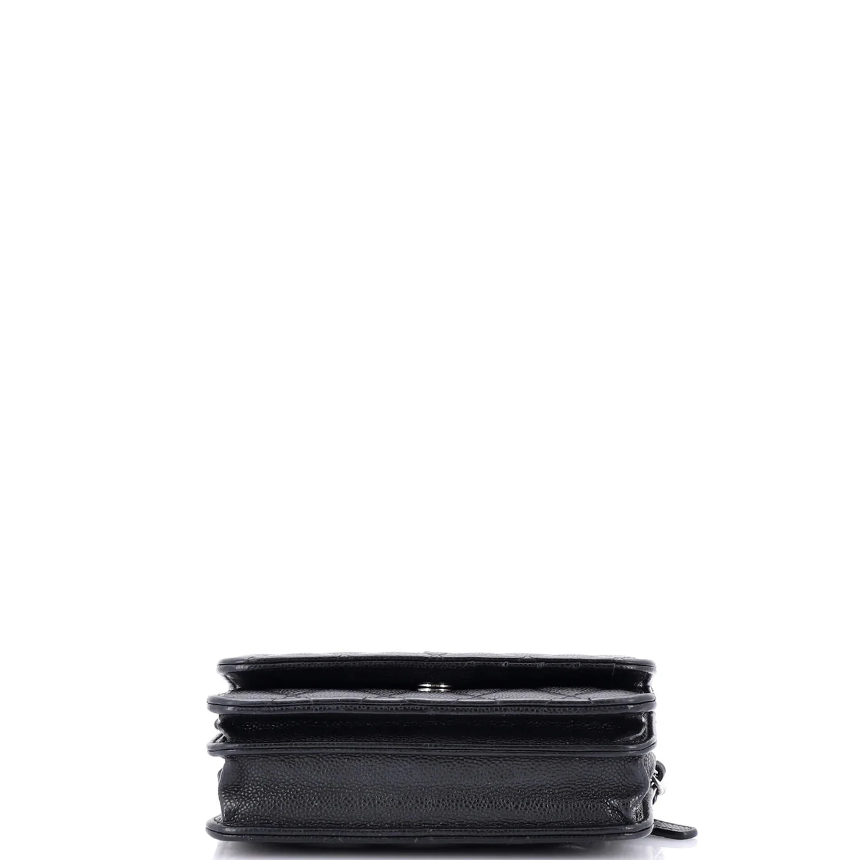 Wallet on Chain Quilted Caviar Mini - Deep Luxury