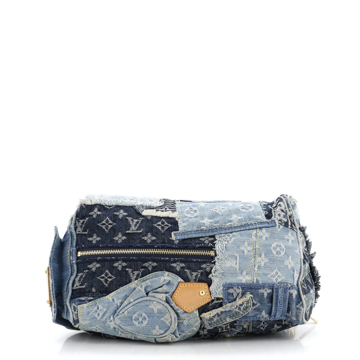 Patchwork Speedy Bag Denim 30 - Deep Luxury