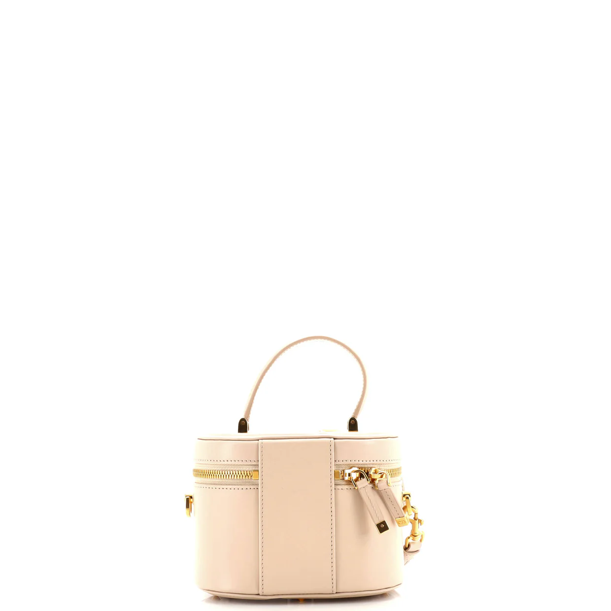 CD Signature Vanity Case Leather Small - Deep Luxury