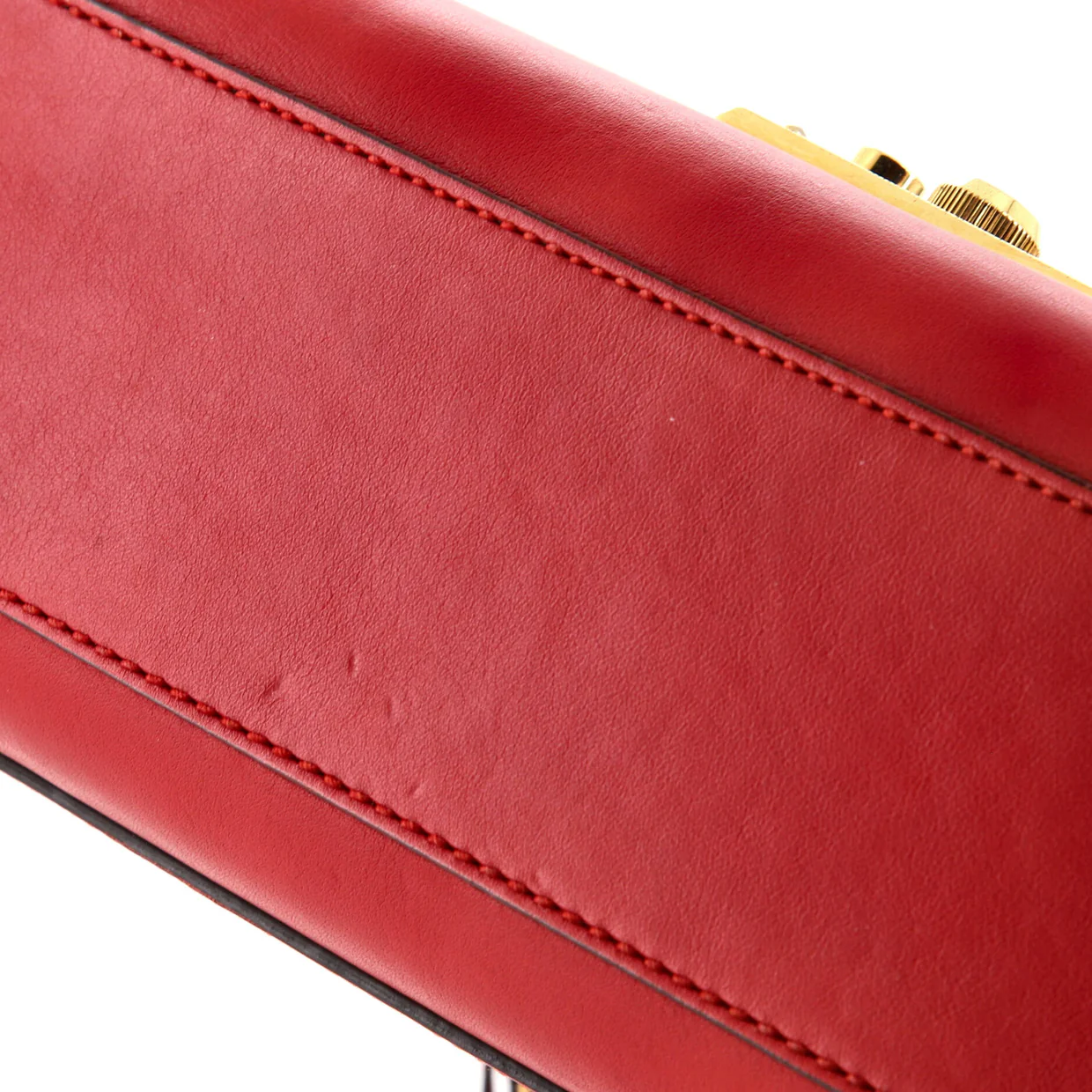 Padlock Shoulder Bag Leather Medium - Deep Luxury