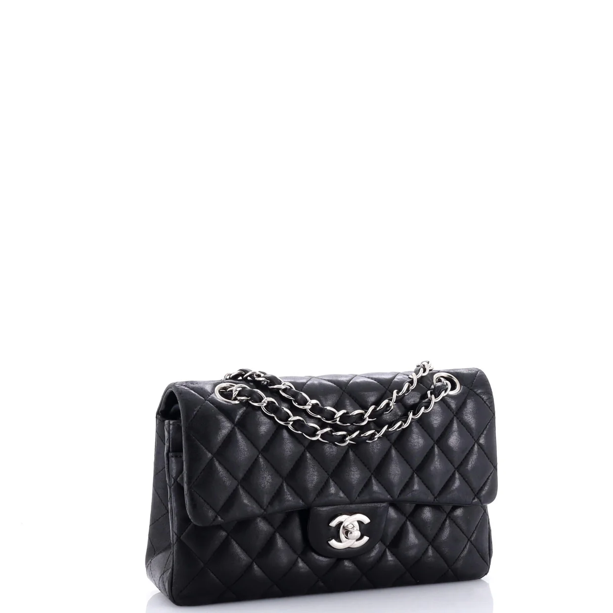 Classic Double Flap Bag Quilted Lambskin Small - Deep Luxury