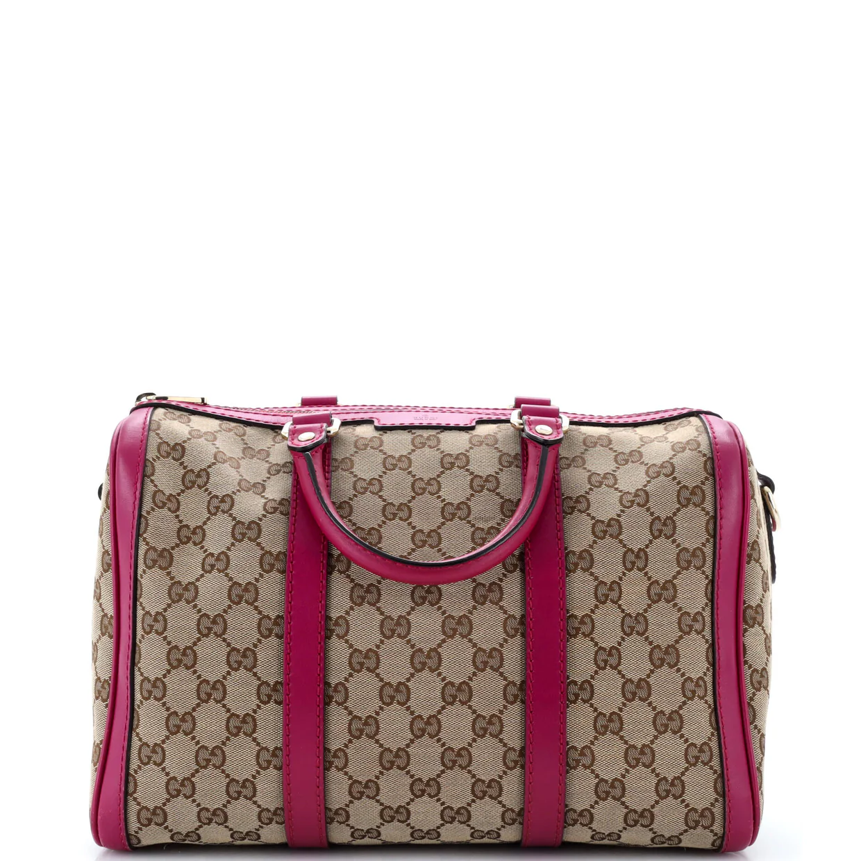 Convertible Joy Boston Bag GG Canvas with Leather Medium - Deep Luxury