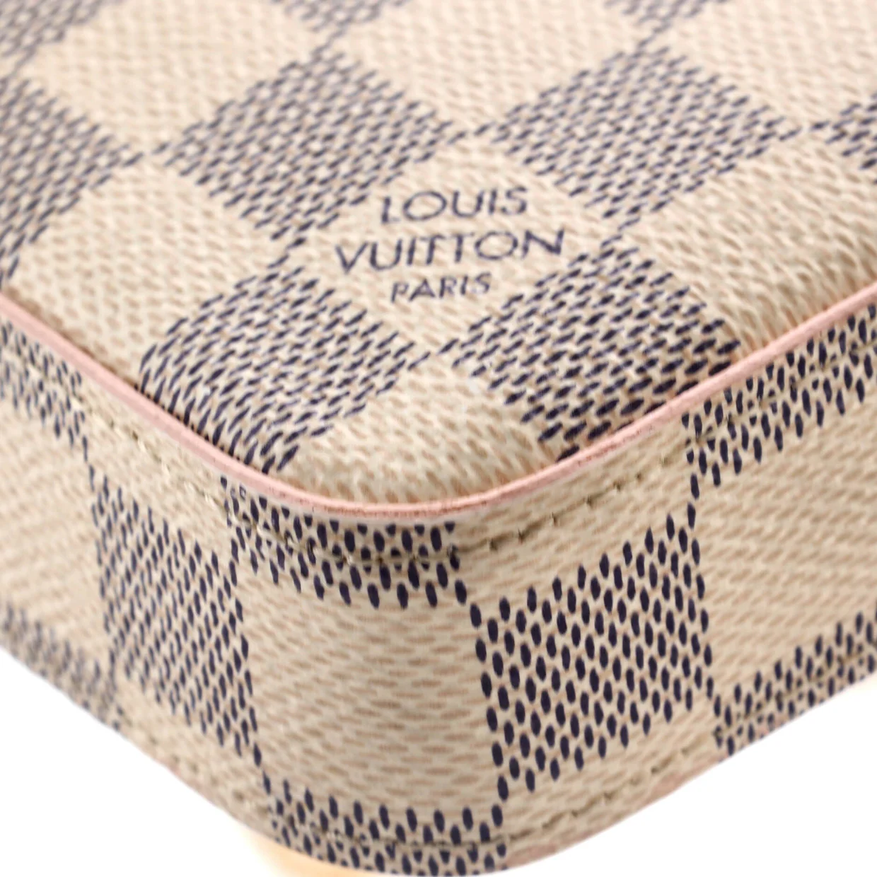 Felicie Pochette Damier and Leather - Deep Luxury