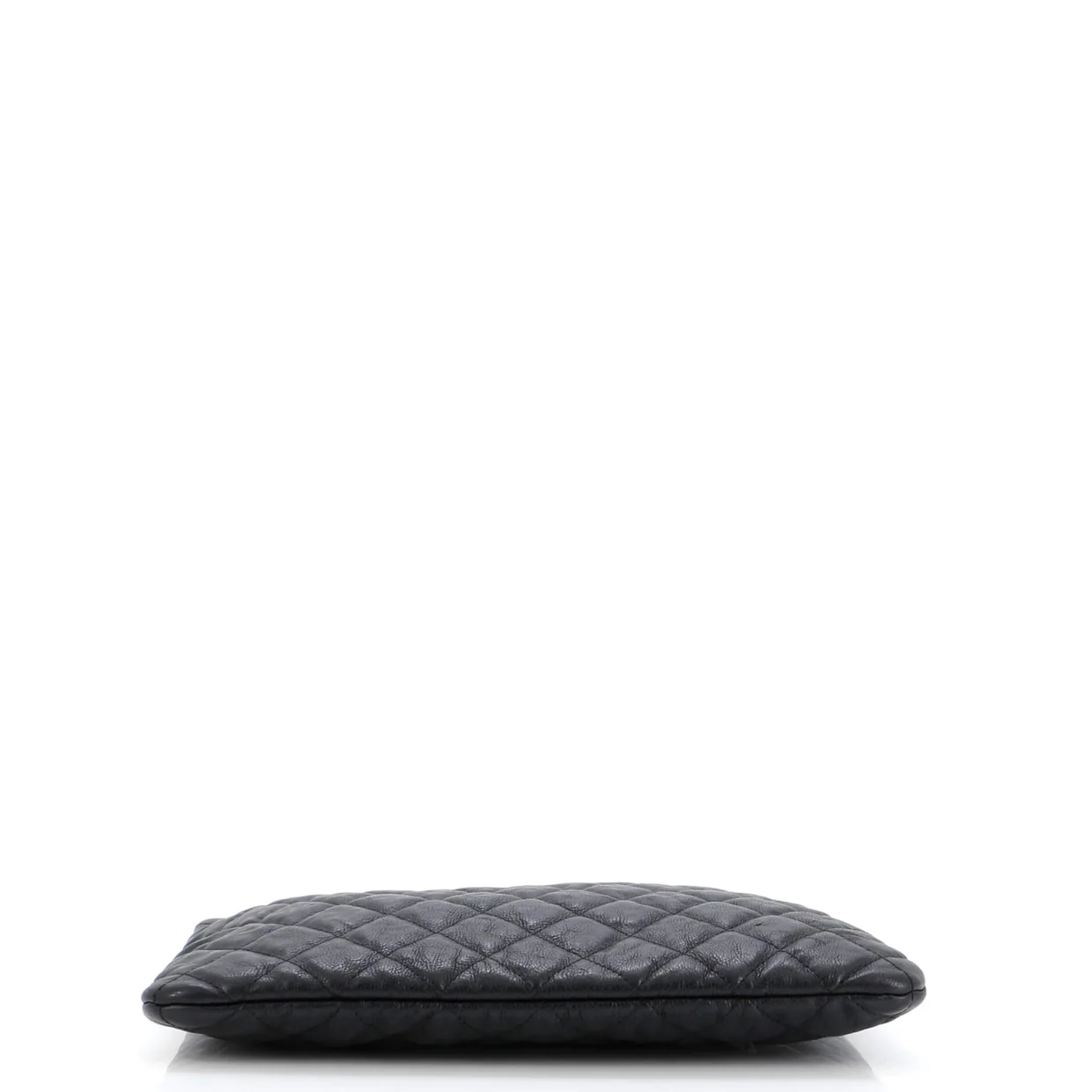 O Case Clutch Quilted Crumpled Calfskin Medium - Deep Luxury