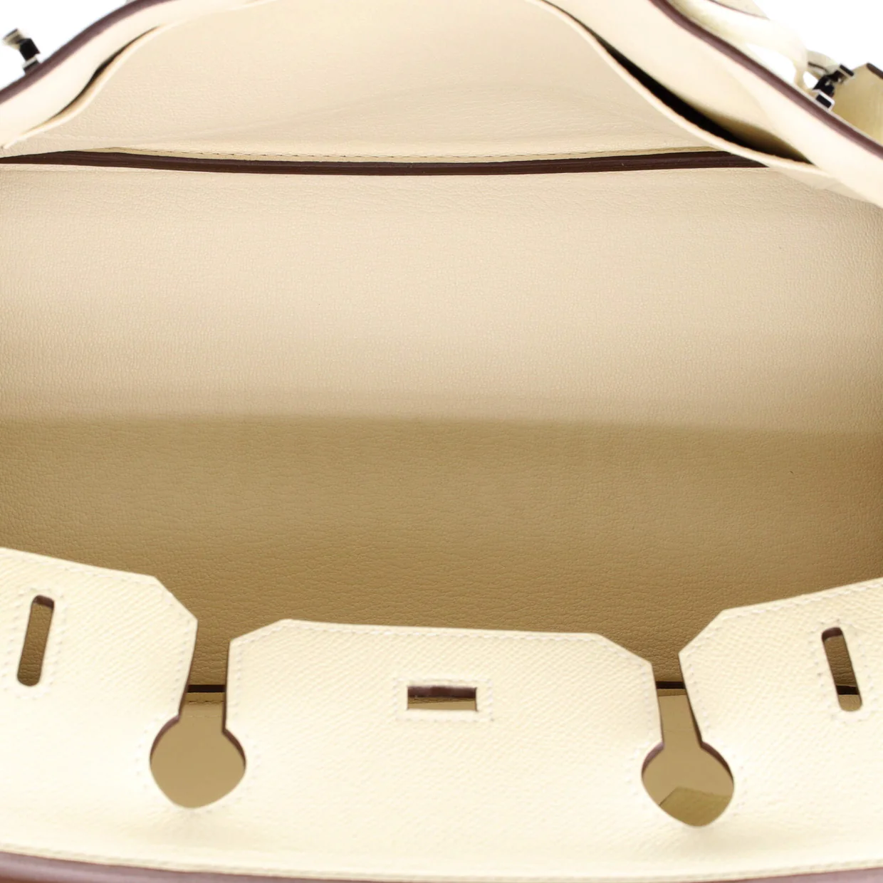 Birkin Handbag Light Epsom with Palladium Hardware 30 - Deep Luxury