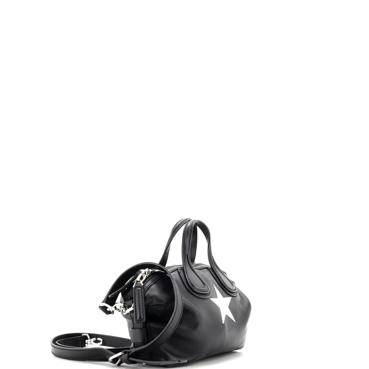 Nightingale Satchel Printed Leather Mini - Deep Luxury