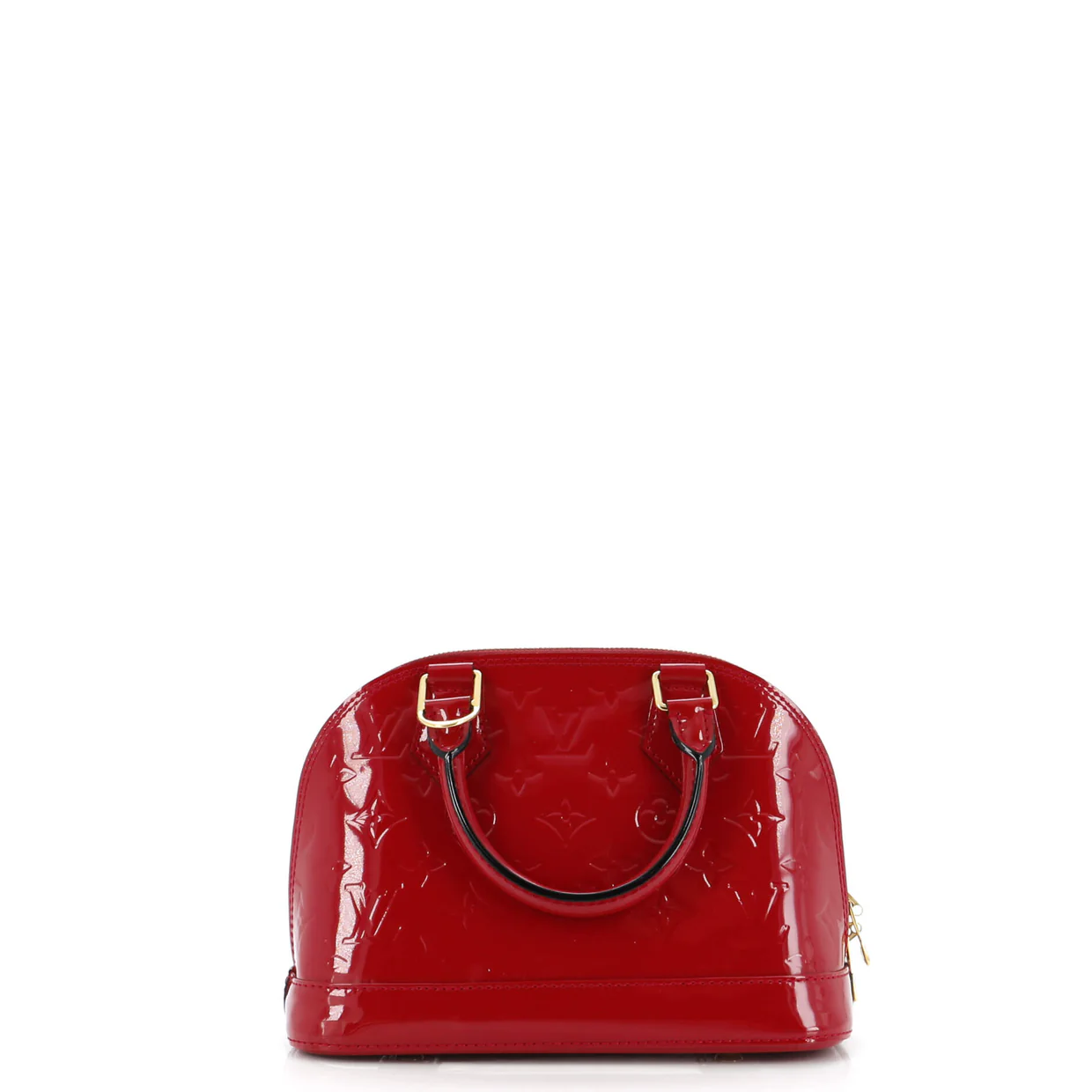 Alma Handbag Monogram Vernis BB - Deep Luxury