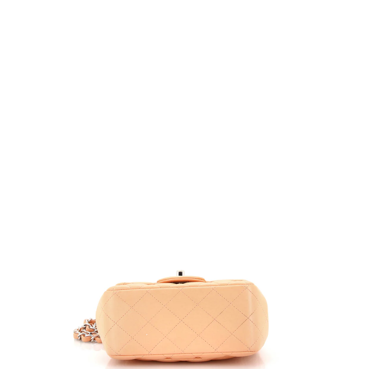 Square Classic Single Flap Bag Quilted Lambskin Mini - Deep Luxury