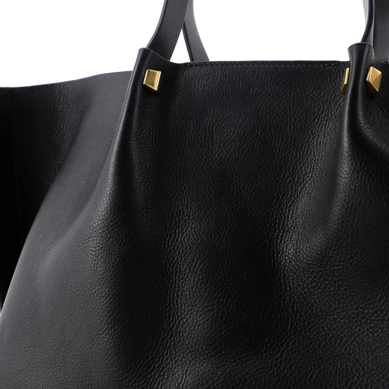 VLogo Escape Tote Leather Medium - Deep Luxury