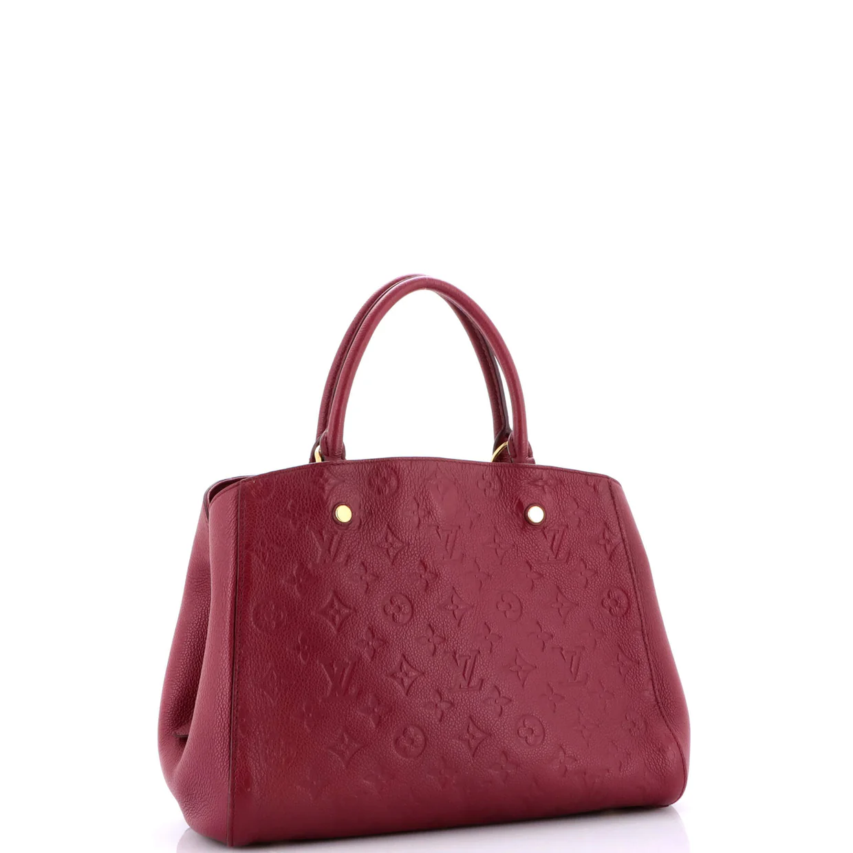 Montaigne Handbag Monogram Empreinte Leather MM - Deep Luxury