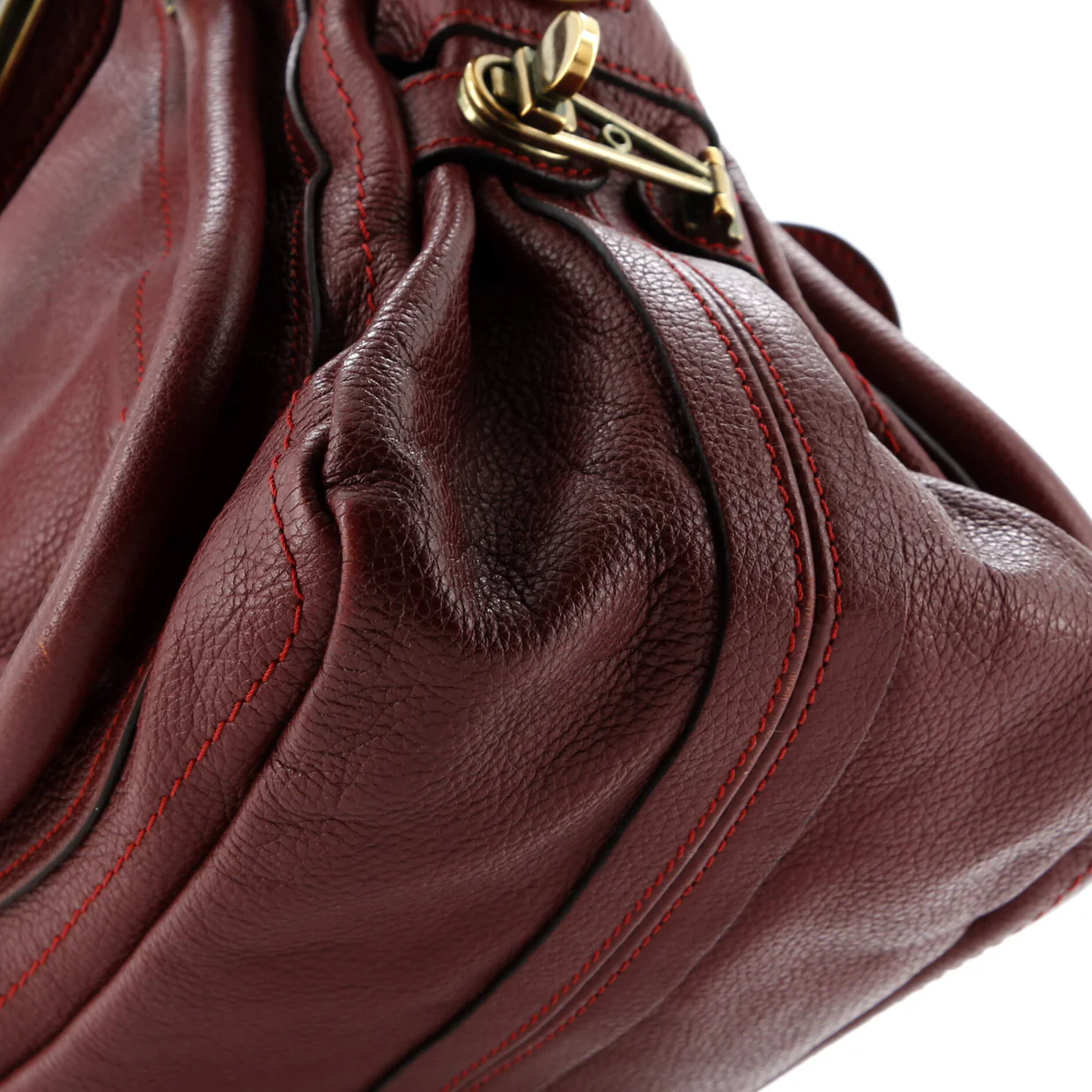 Paraty Top Handle Bag Leather Medium - Deep Luxury