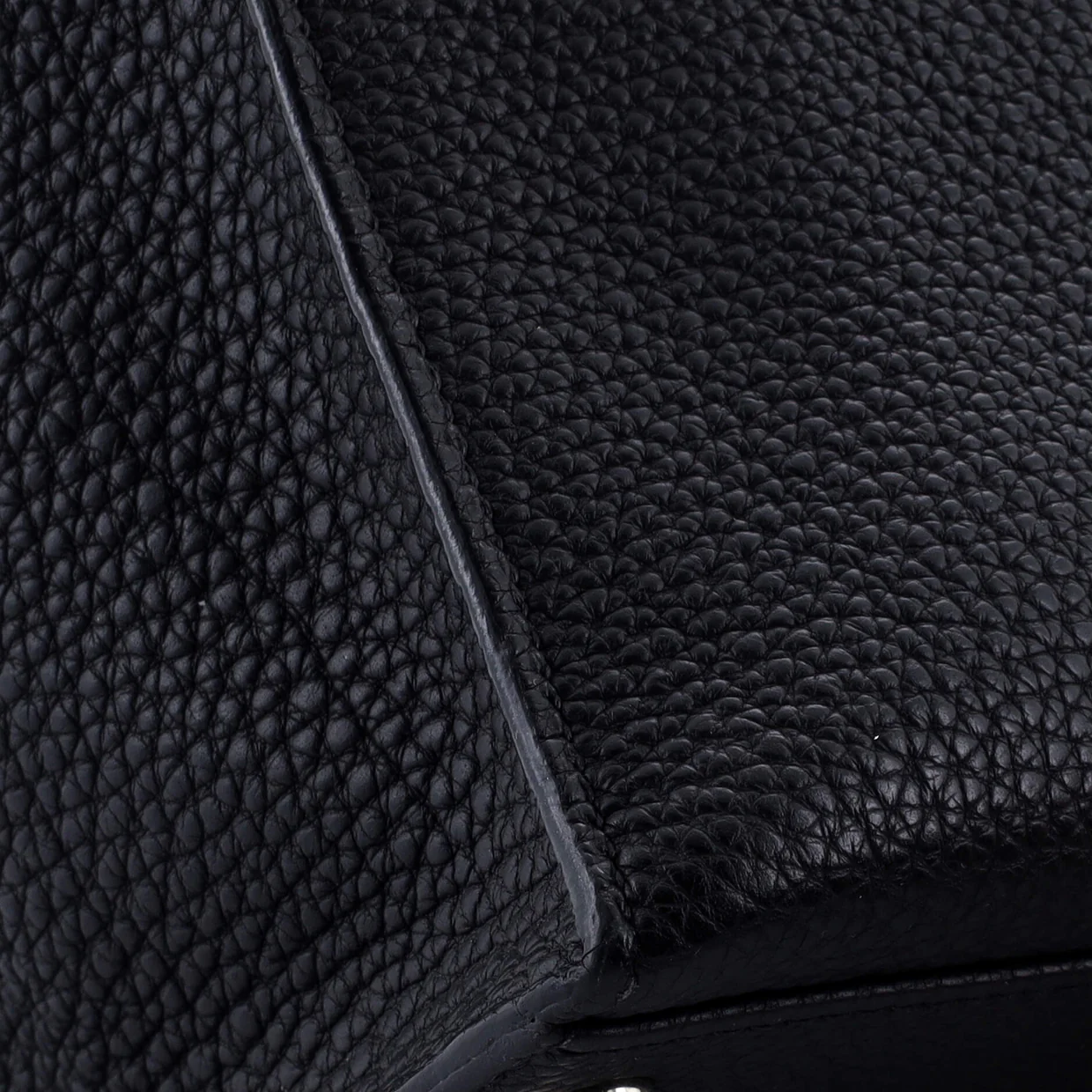Kelly Handbag Noir Togo with Palladium Hardware 32 - Deep Luxury
