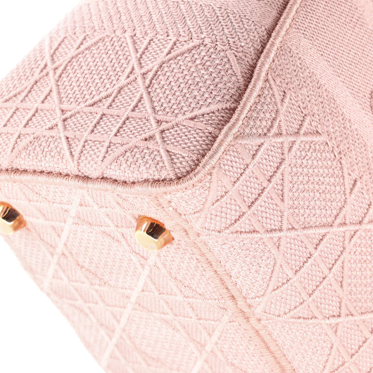 Lady D-Lite Bag Cannage Embroidered Canvas Medium - Deep Luxury