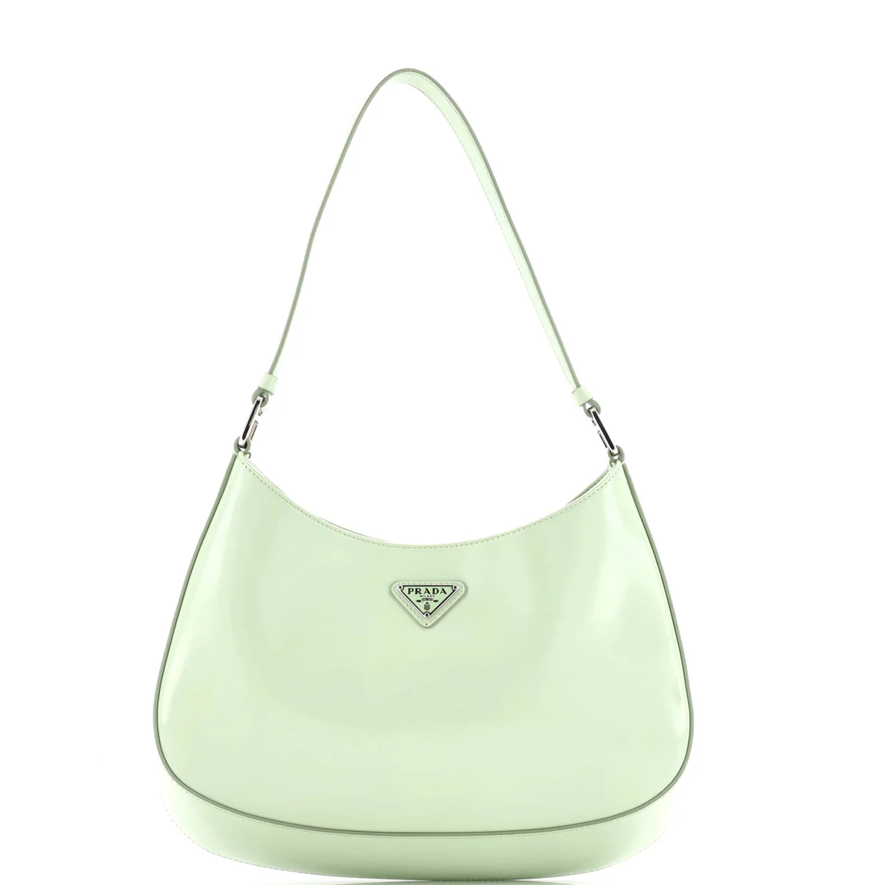 Cleo Shoulder Bag Spazzolato Leather Medium - Deep Luxury
