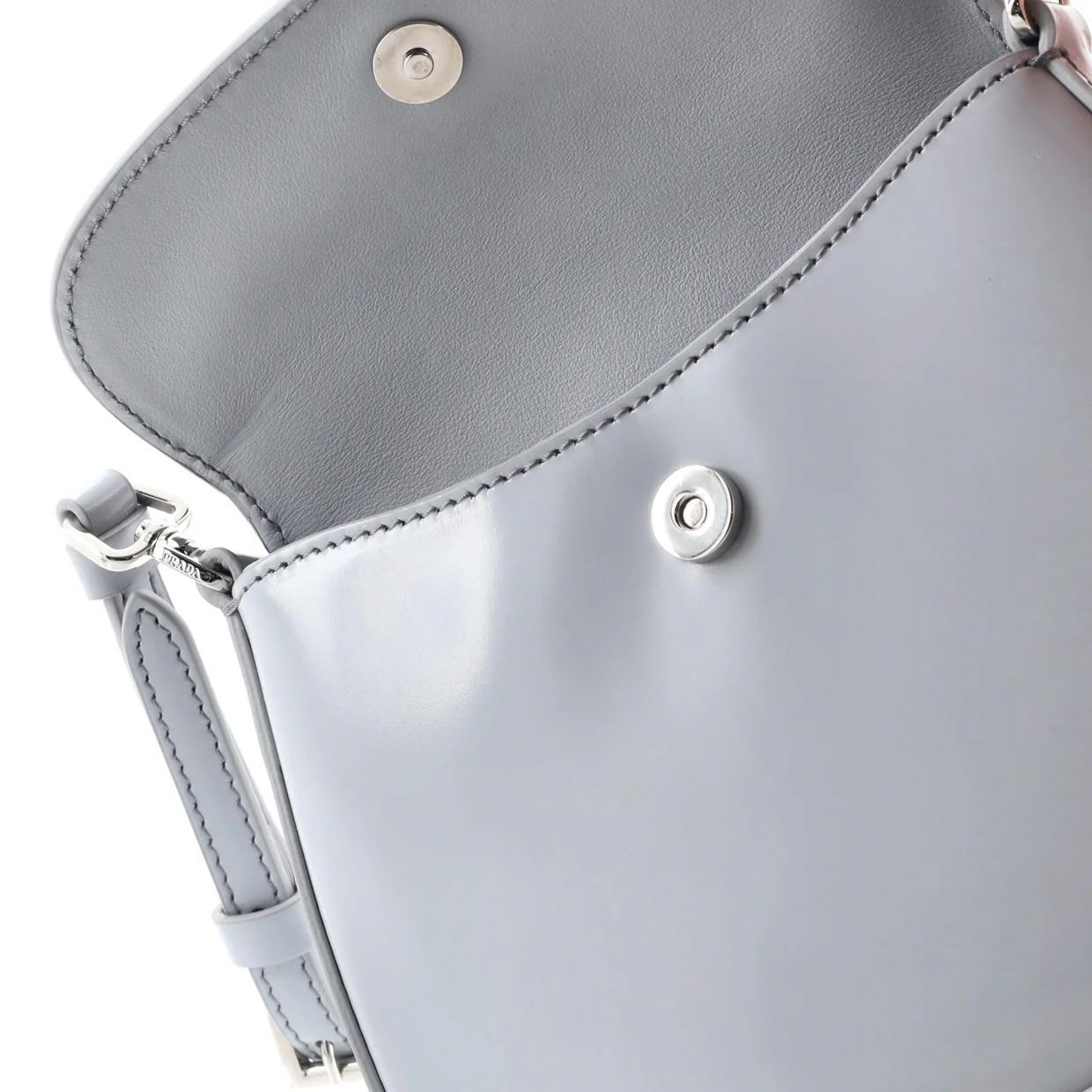 Cleo Flap Shoulder Bag Spazzolato Leather Mini - Deep Luxury