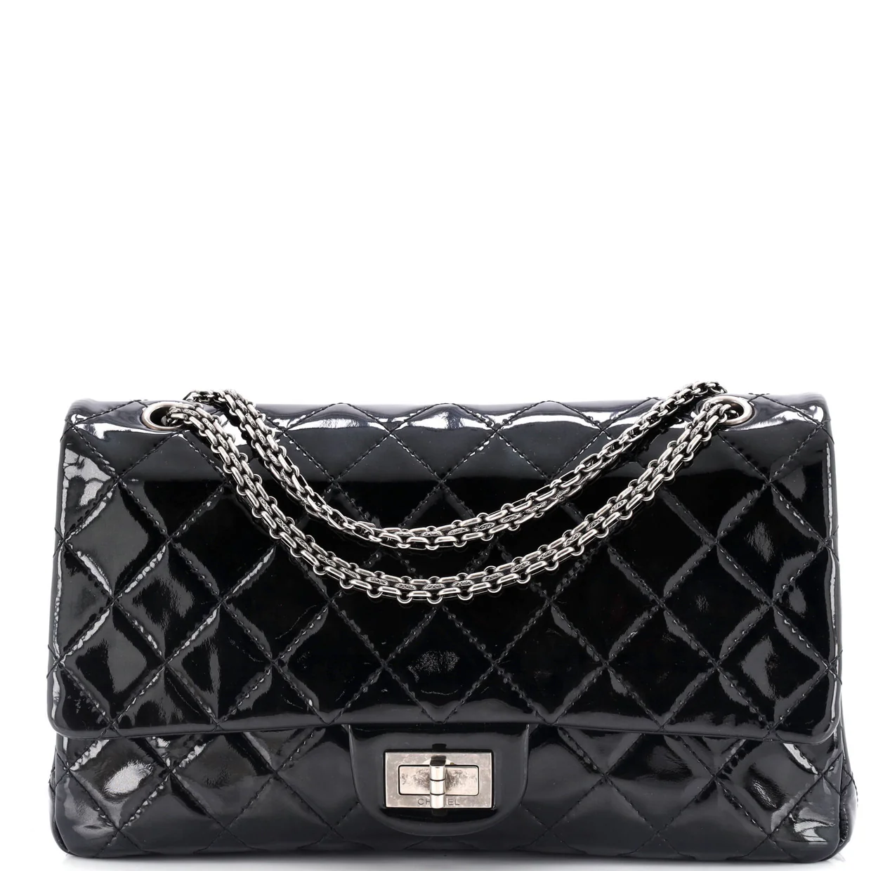 Reissue 2.55 Flap Bag Quilted Patent 227 - Deep Luxury