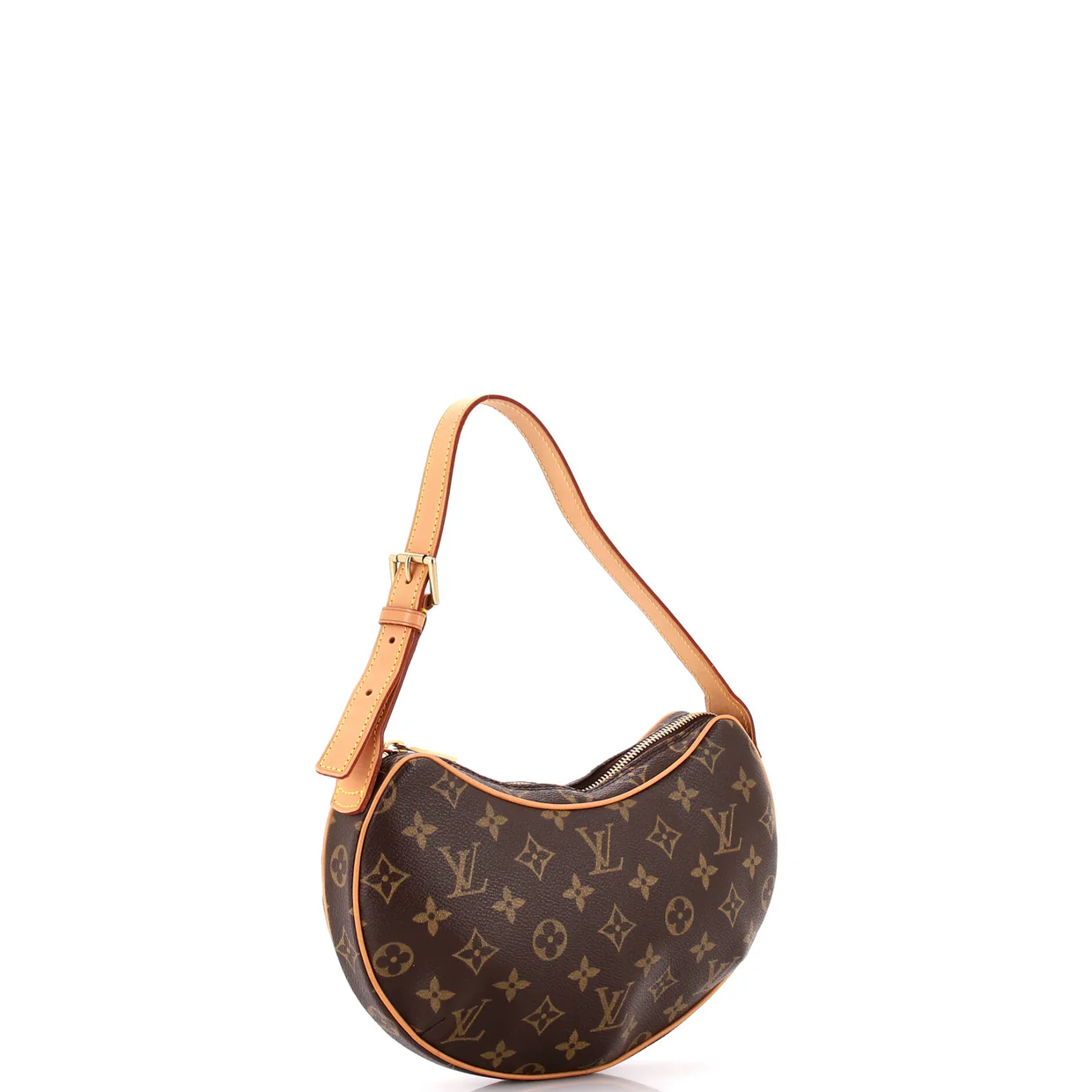 Croissant Handbag Monogram Canvas PM - Deep Luxury