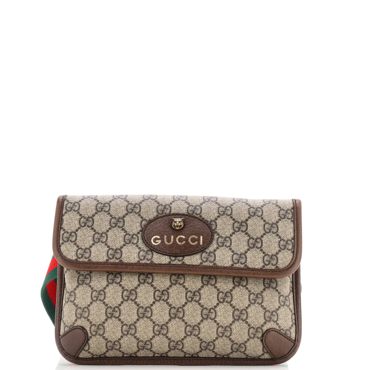 Neo Vintage Flap Belt Bag GG Coated Canvas - Deep Luxury