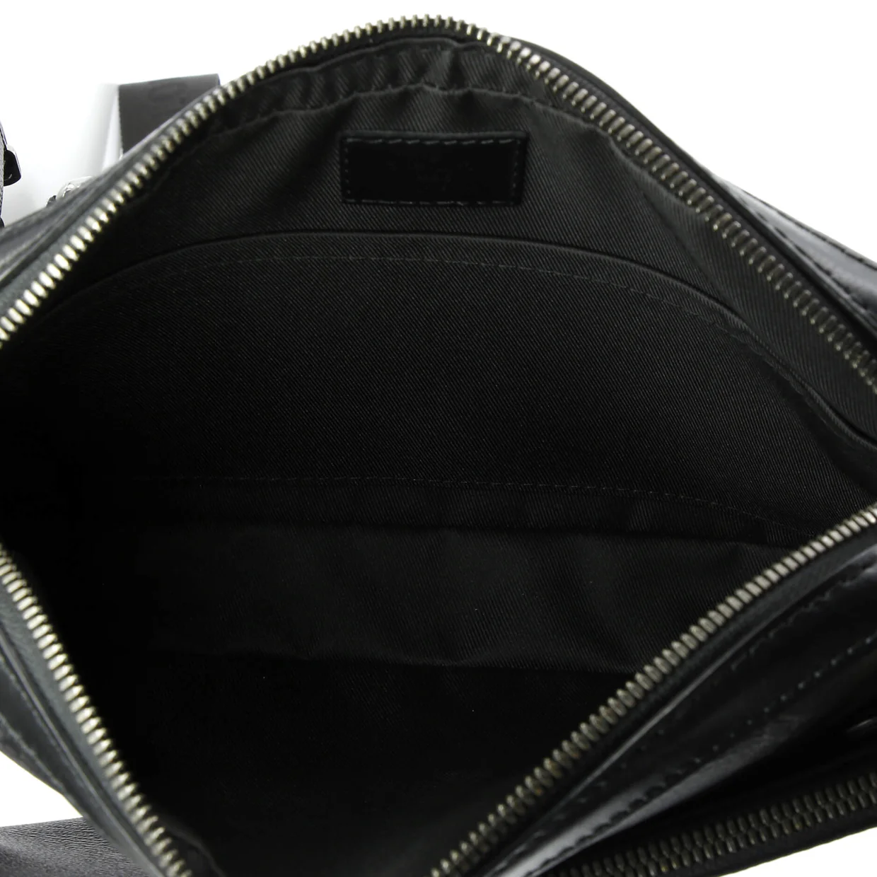 Trio Messenger Bag Reverse Monogram Eclipse Canvas - Deep Luxury