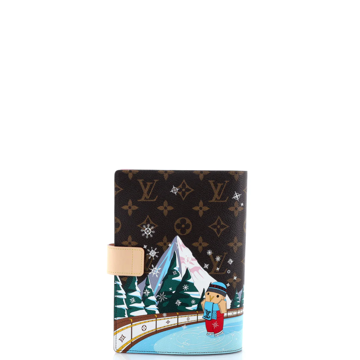 Paul Notebook Cover Limited Edition Vivienne Xmas Monogram Canvas MM - Deep Luxury