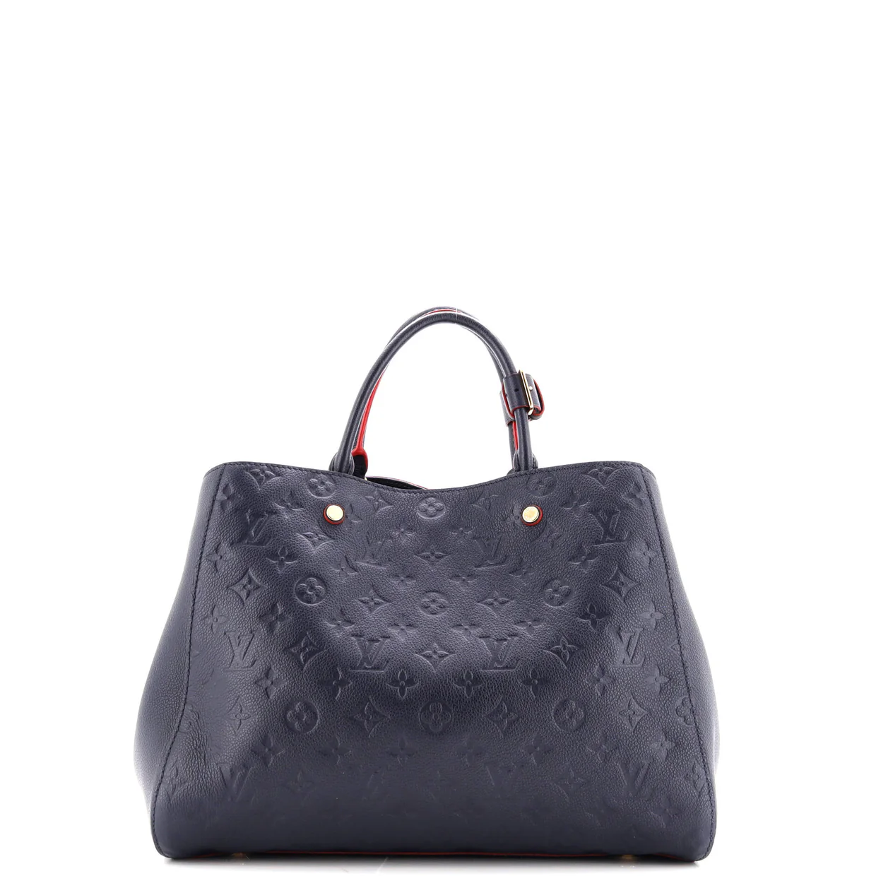 Montaigne Handbag Monogram Empreinte Leather GM - Deep Luxury