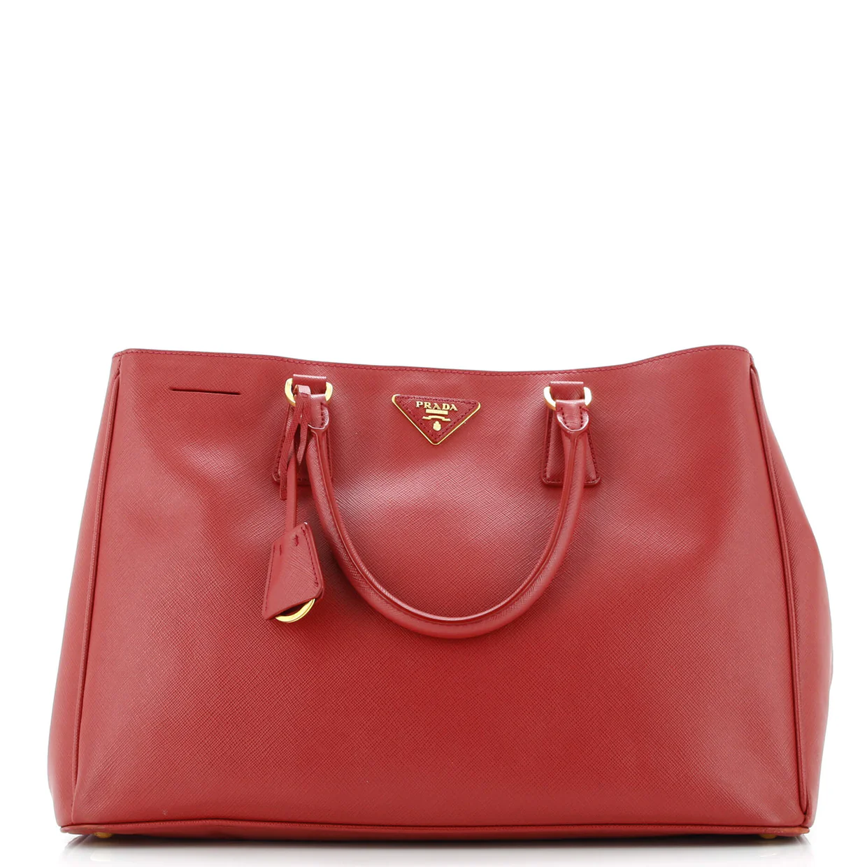 Lux Open Tote Saffiano Leather Large - Deep Luxury
