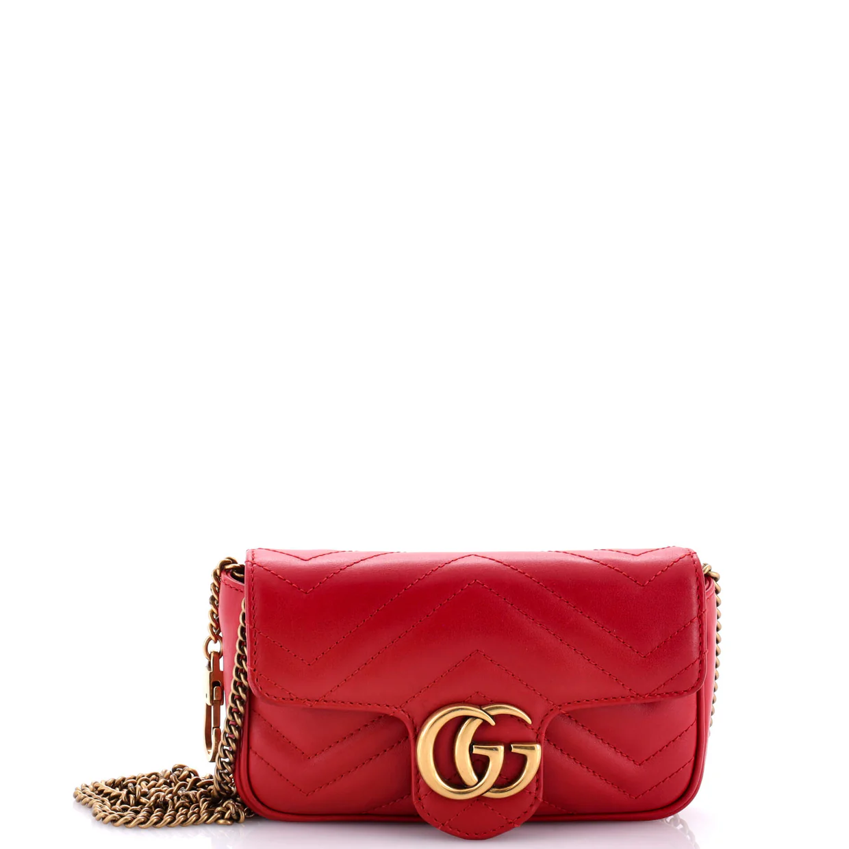 GG Marmont Flap Bag Matelasse Leather Super Mini - Deep Luxury